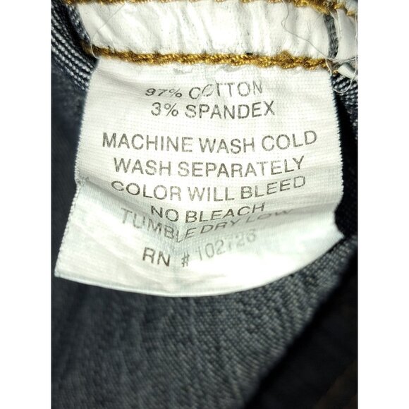 LiF World Standard Denim Jacket Womens L Stretch Blue Jean Button Up - Picture 8 of 8